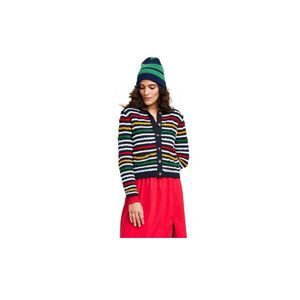 Women's Textured Striped Cardigan
Sweater - La Ligne x Target
Navy/Red/Yellow